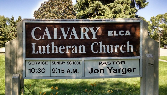 2015 Calvary Sign